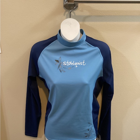 NWT Stohlquist Blue Long Sleeve Rash Guard - Picture 1 of 10